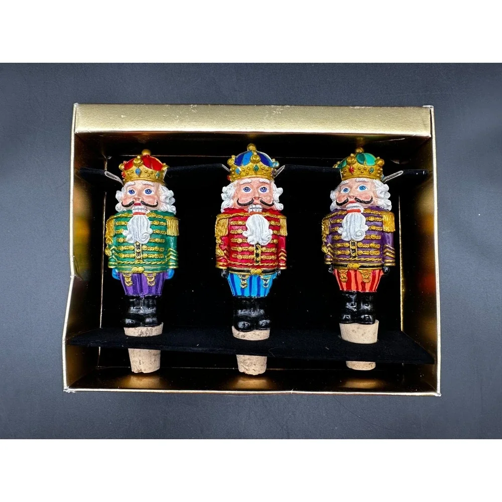 CHRISTOPER RAKO BOTTLE/WINE‎ STOPS NUTCRACKERS